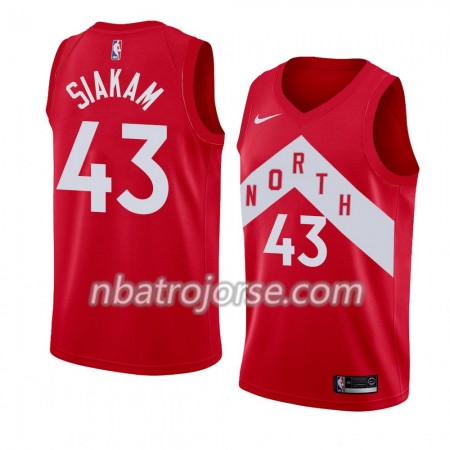 Män Toronto Raptors Tröja Pascal Siakam 43 2018-19 Nike Röd Swingman